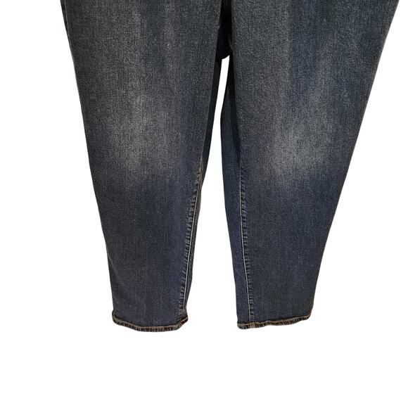 Lane Bryant Casual Mid Rise Boyfriend Jeans Blue Denim Dark Wash Y2K Size 22 - Picture 5 of 10